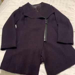 Plum color wool jacket by Halogen. Size XS